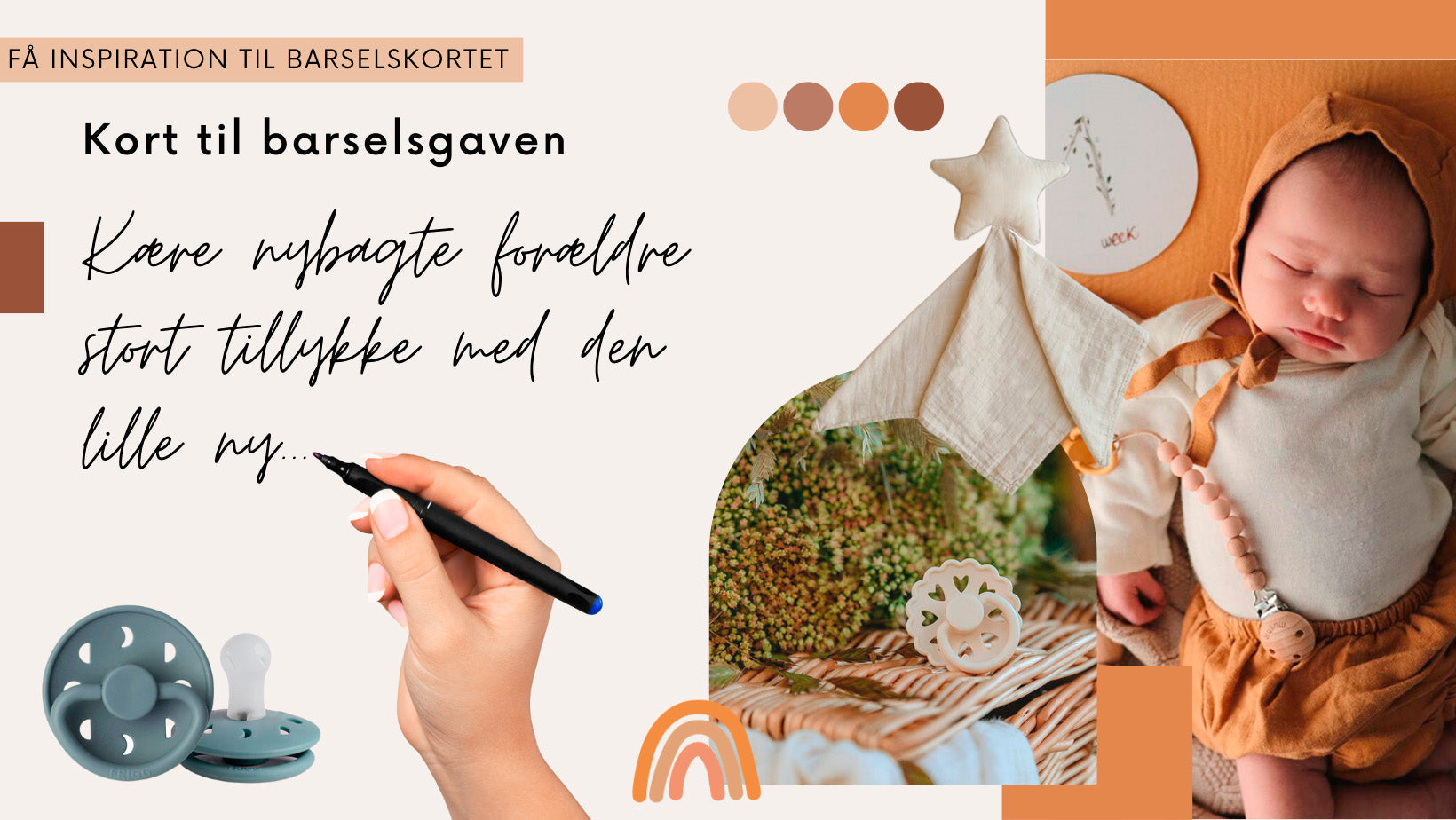 Hvad skal man skrive i kortet til barselsgaven?