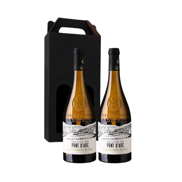 Vingave 2 fl. hvidvin, Cellier de Pont d´Arc - Sauvignon Blanc (Frankrig)