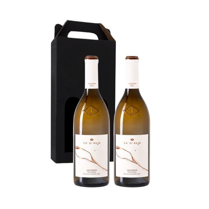 Vingave 2 fl. hvidvin, Ca´ Di Rajo - Sauvignon Blanc (Italien)