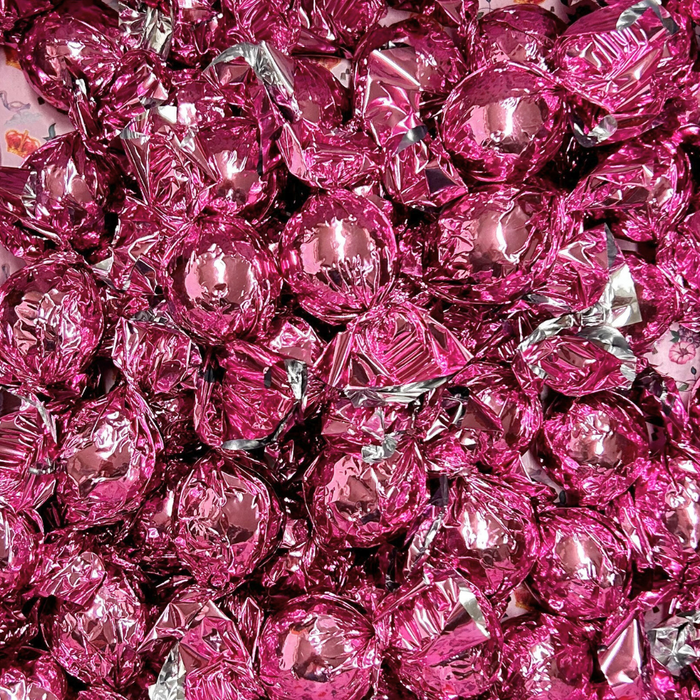 STORKØB 1 kg Cocoture Chokoladekugler | Mælkechokolade med appelsin - Lyserød