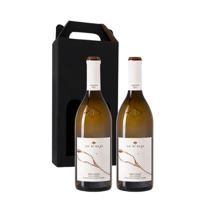 Vingave 2 fl. hvidvin, Ca´ Di Rajo - Pinot Grigio (Italien)