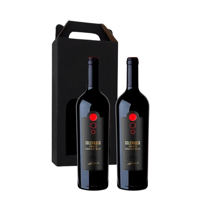 Vingave 2 fl. rødvin, Solepasso IGT Puglie Passito (Italien)