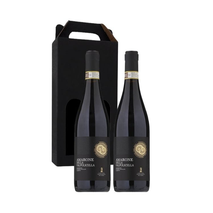 Vingave 2 fl. rødvin, Cantina Castelnuovo del Garda - Amarone delle Valpolicella (Italien)