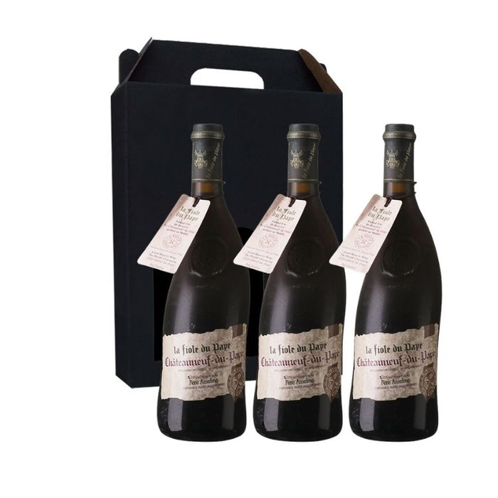 Vingave 3 fl. rødvin, Brotte la fiole du Pape - Châteauneuf-du-Pape (Frankrig)