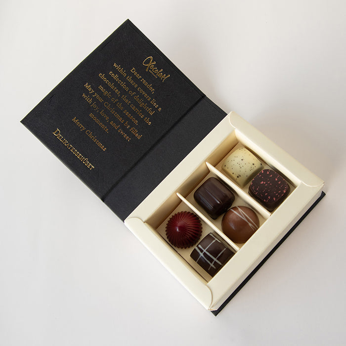 Julebog med med fyldte chokolade fra xocolatl