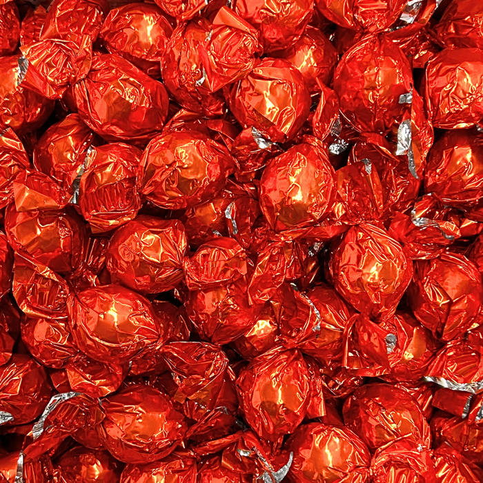 STORKØB 1 kg Cocoture Chokoladekugler | Mørk chokolade med kakaocreme - orange
