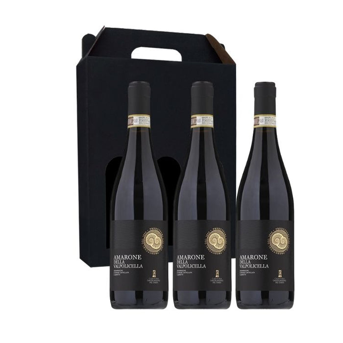 Vingave 3 fl. rødvin, Cantina Castelnuovo del Garda - Amarone delle Valpolicella (Italien)