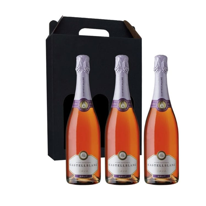 Vingave 3 fl. cava rosé, Mousserende Castellblanc Cava - Rosé (Spanien)