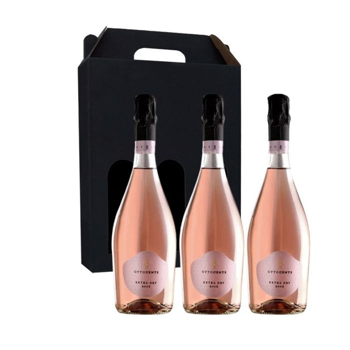 Vingave 3 fl. rosé, Mousserende Ottocento, Extra Dry Rosé