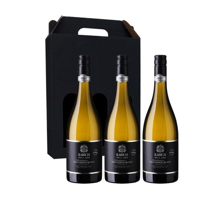 Vingave 3 fl. hvidvin, Babich Black Label - Sauvignon Blanc Marlborough (New Zealand)