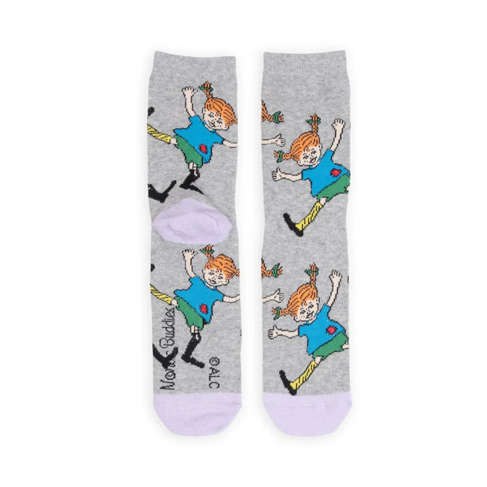 Strømper med Pippi Langstrømpe