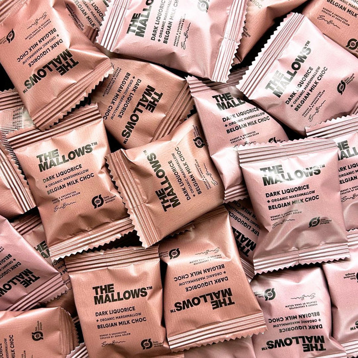 STORKØB, Dark Liquorice - The Mallows (250 stk.)