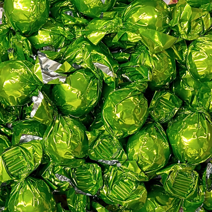 STORKØB 1 kg Cocoture chokoladekugler | Mælkechokolade med lakrids - lysegrøn