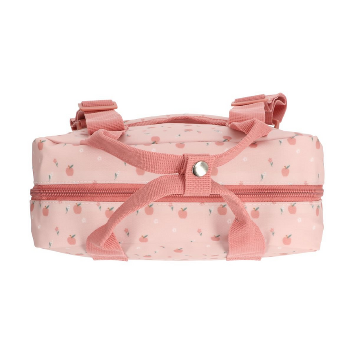 Sød, lyserød skoletaske til skolestart eller børnehaven