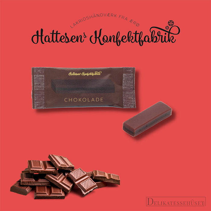 Hattesen Konfektfabrik lille chokoladestang