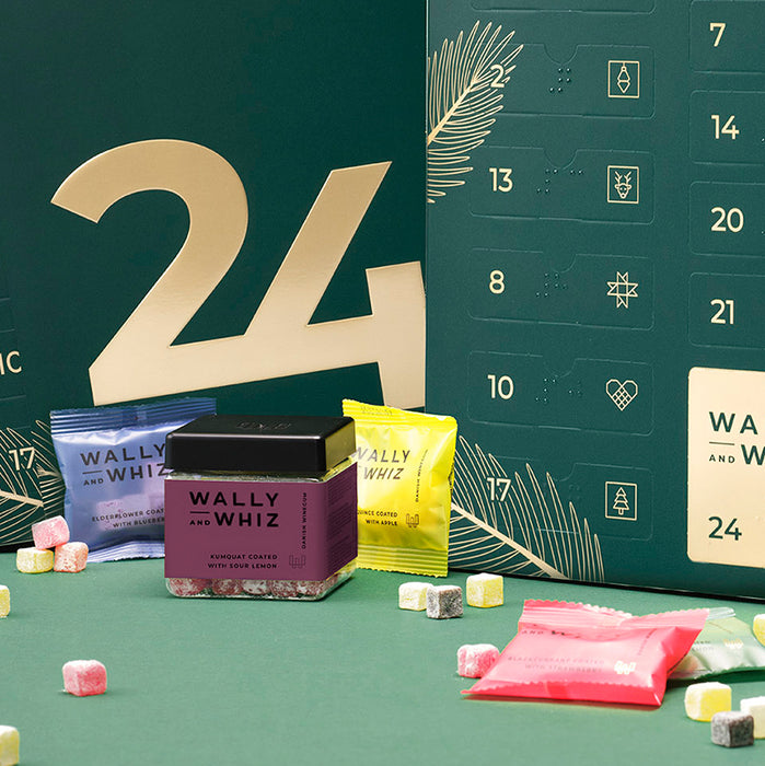 Vingummi Julekalender Grøn 2025 - Wally & Whiz