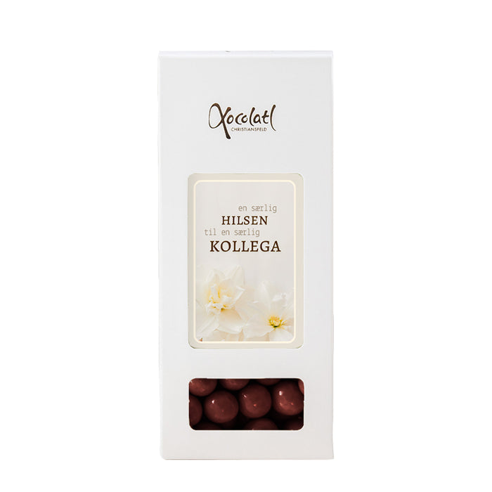 Kiksekugler med chokolade i æske - vælg variant