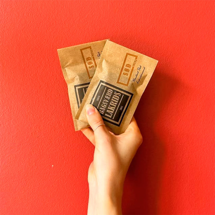 Sød mini lakridsplade fra Bagsværd