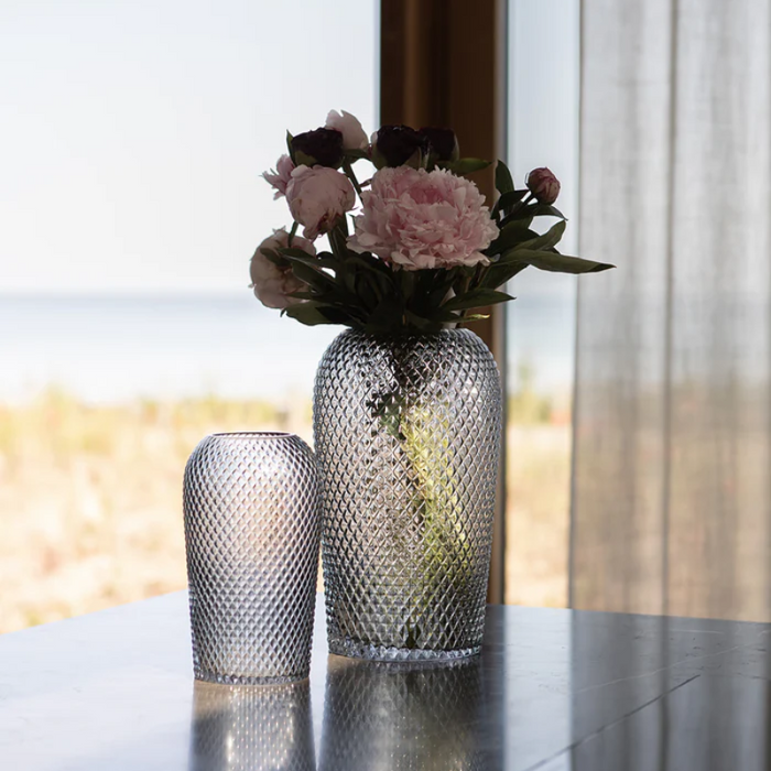 Stor Glasvase - Silo Grey