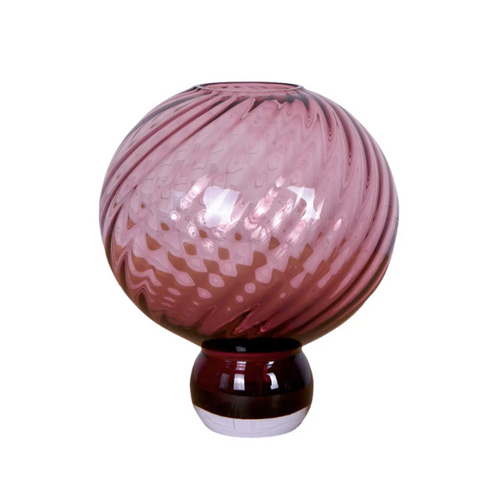 Glasvase - Meadow Swirl Plum