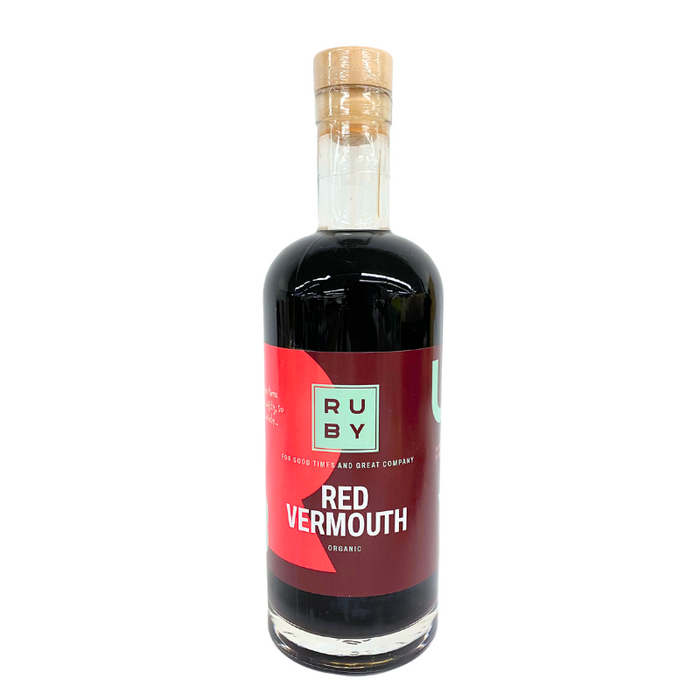Økologisk Red Vermouth fra RUBY. Lækker rødvins likør.