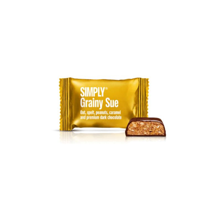 Simply Chocolate Grainy Sue small one flowpack.