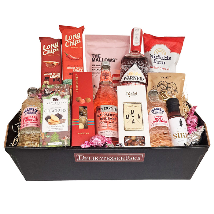 Gavekurv til mors dag med Gin og tonic. Forkæl din mor med den bedste