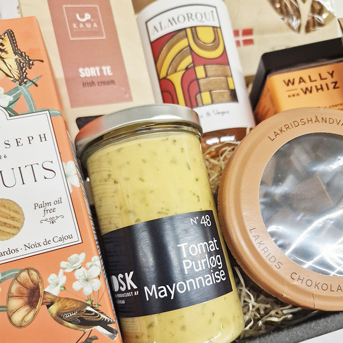 Gavekurv - laktosefri kurv med rosévin og sødt og salt