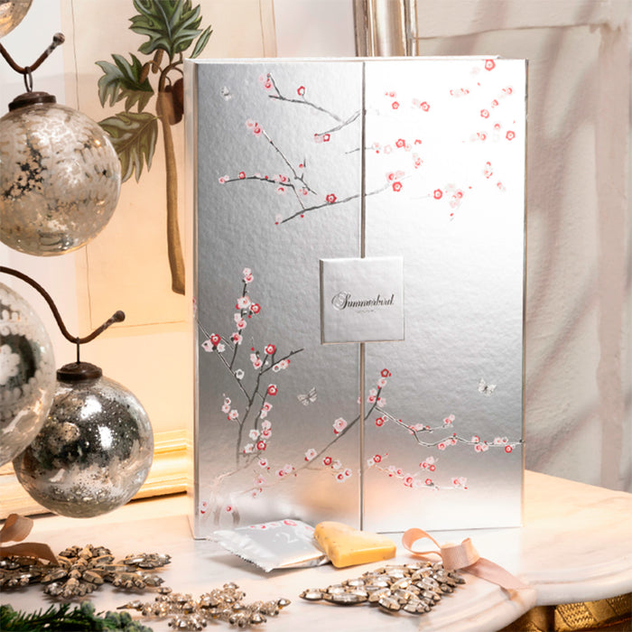 Summerbird julekalender med dansk, økologisk luksus chokolade – perfekt til at dele eller give som gave.