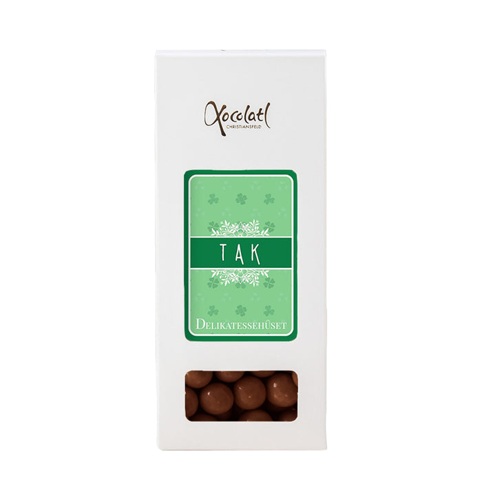 Kiksekugler med chokolade i æske - vælg variant