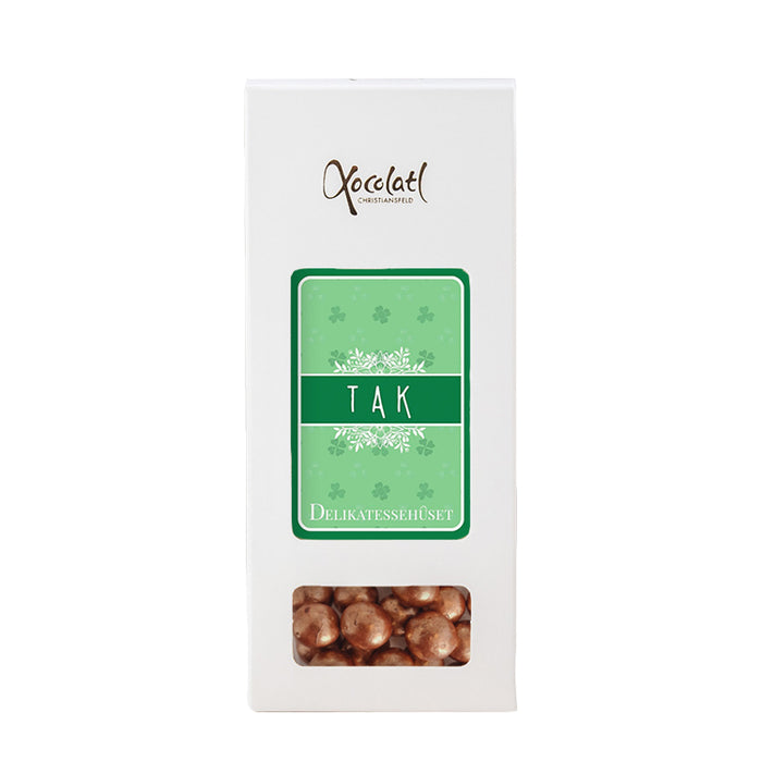 Lakridser med karamel-chokolade i æske - vælg variant