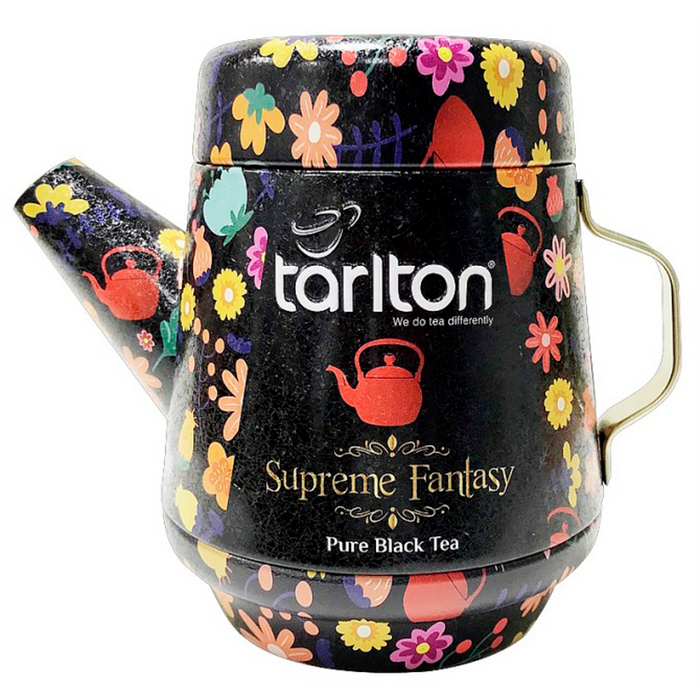 Sort te i smuk dåse fra Tarlton