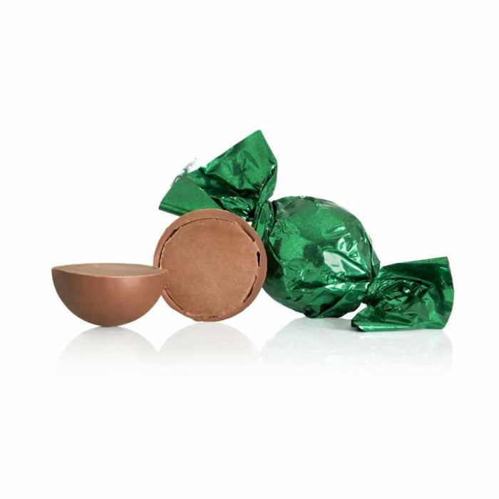 Chokoladekugler af mælkechokolade med nougatfyld