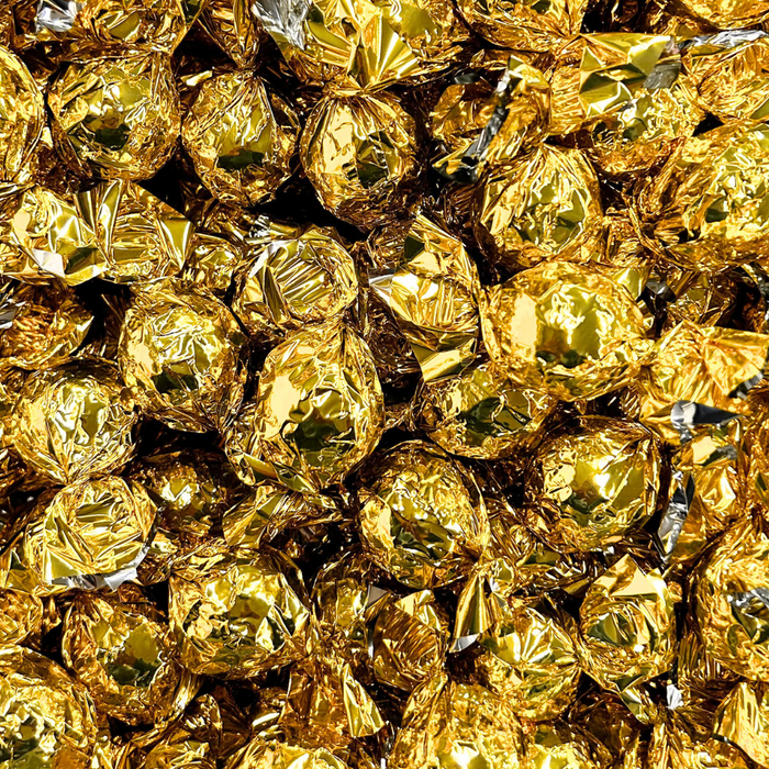 STORKØB 1 kg Cocoture chokoladekugler | Karamelcreme - Guld