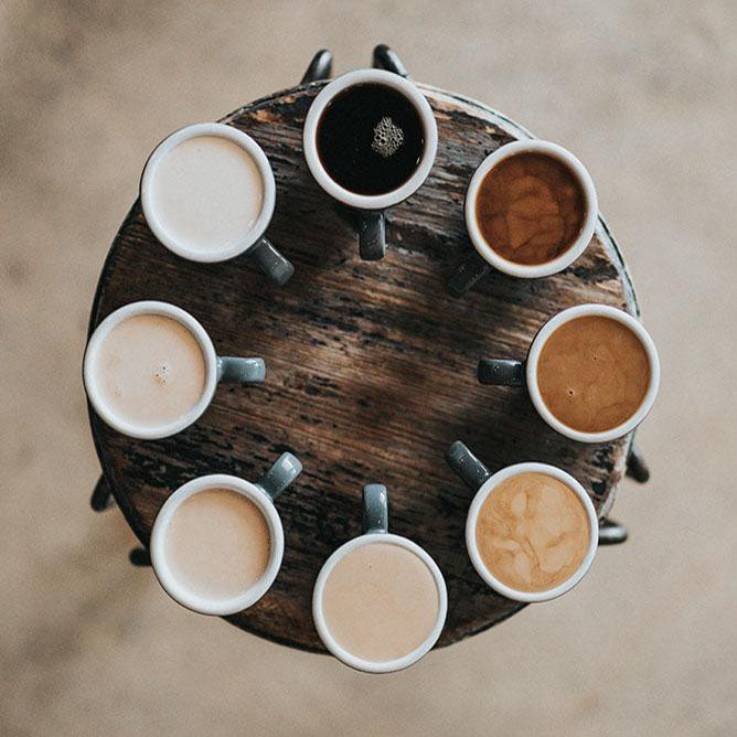 Kaffe smags-pakke. Prøv vores 6 luksus kaffer for kun 125 kr.