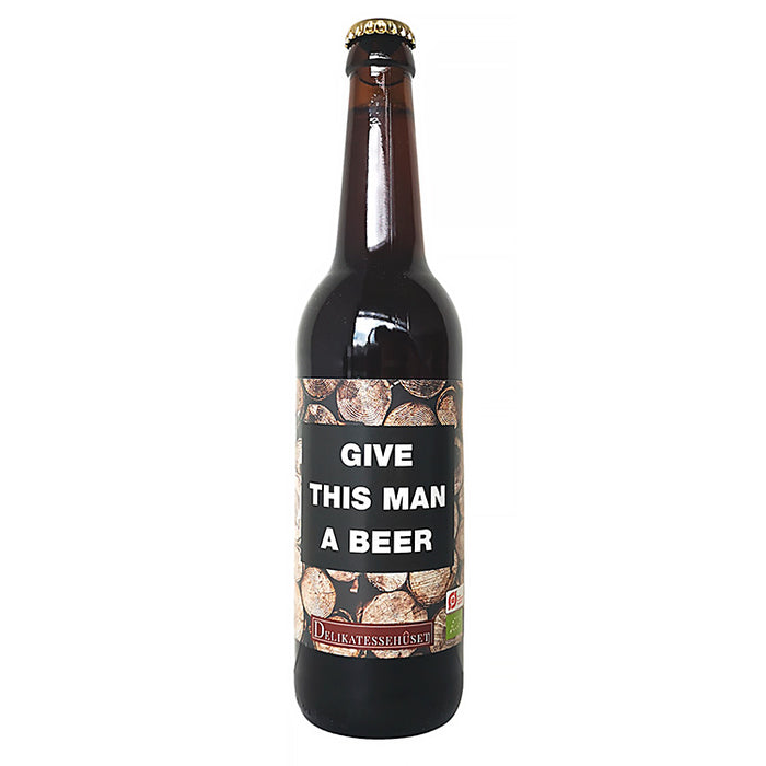 Gave til fars dag eller øl til mænd. Super flot øl med teksten 'give this man a beer'. Perfekt som gave til fx fars dag.