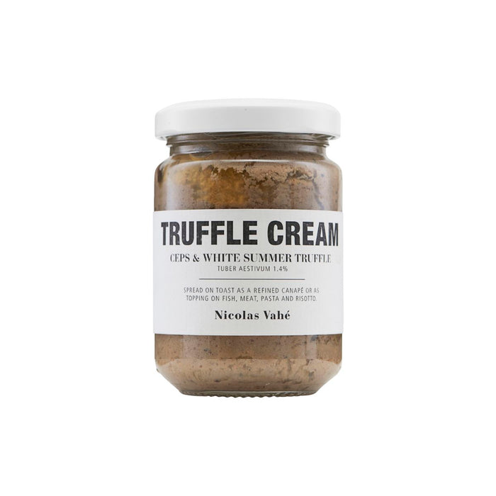 Trøffelcreme med Karl Johan svamp og hvid sommertrøffel