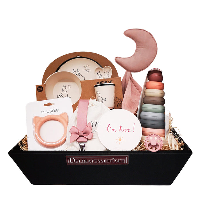 Barselsgave babyshowergave til den nyfødte pige.
