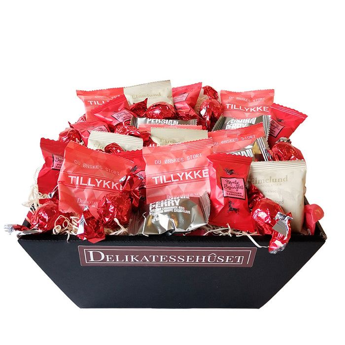 Gavekurv tillykke. Send en sød tillykke hilsen for under 200 kroner