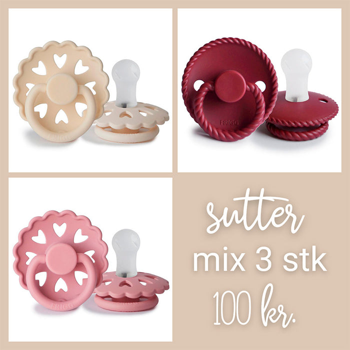 Sutter fra FRIGG sampak, mix 3 for 100