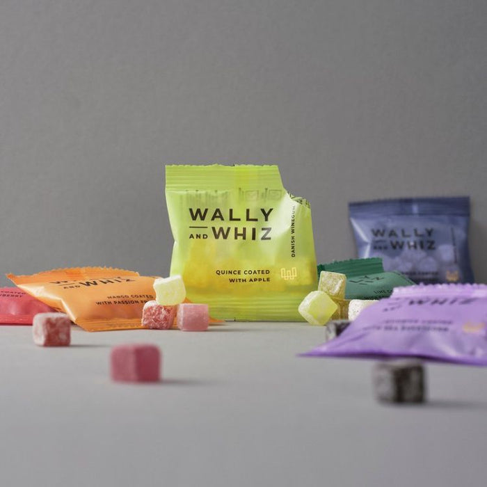 Wally & Whiz flowpacks i Jar - mix af lækre vingummier