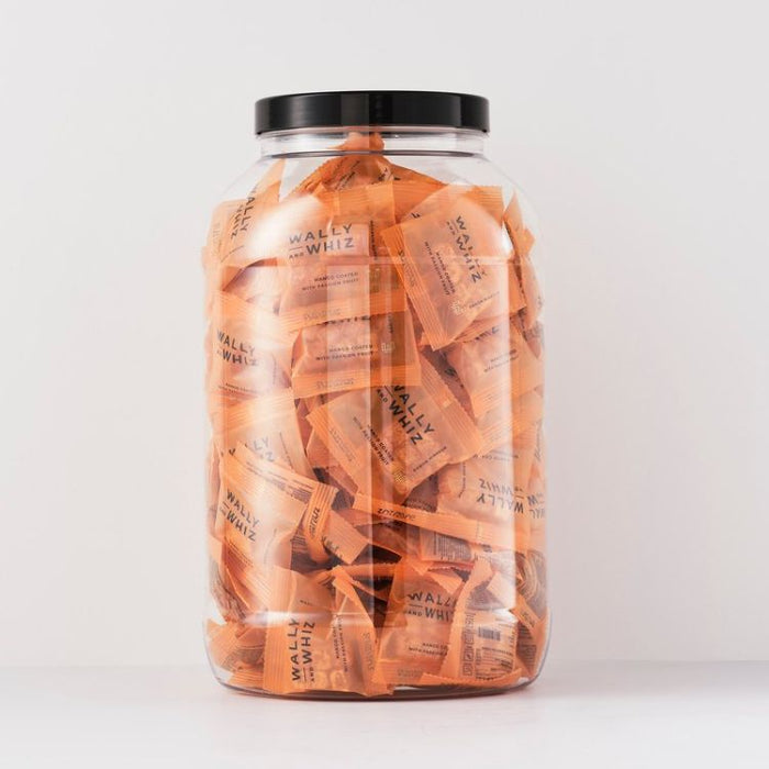 Flowpack (125 stk) Wally & Whiz vingummi mango med Passionsfrugt. mango with passion fruit