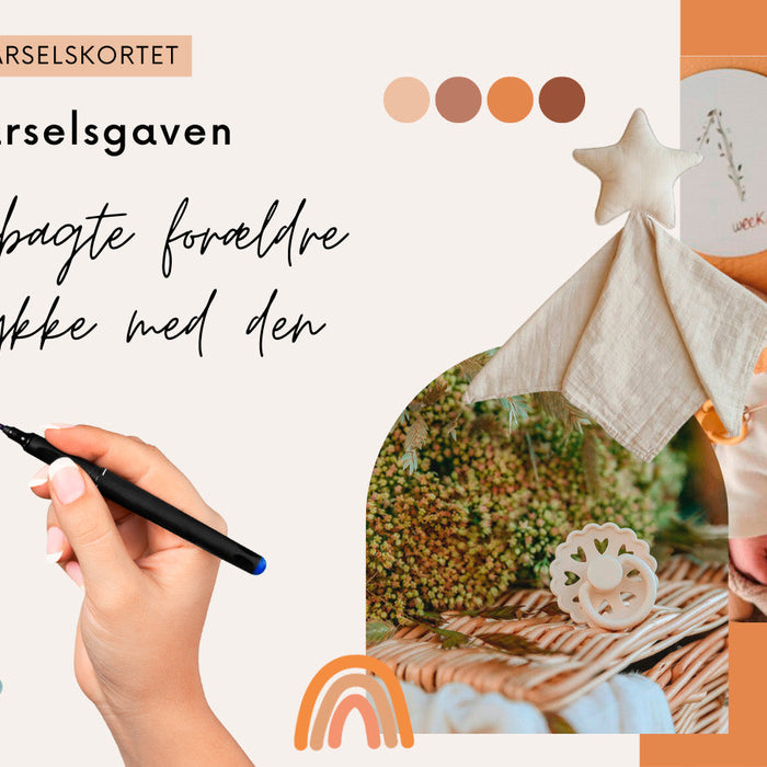 Hvad skal man skrive i kortet til barselsgaven?