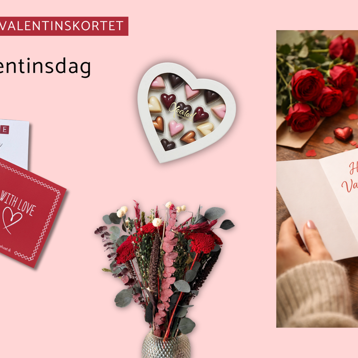 Hvad skal man skrive i kortet til valentinsdag?