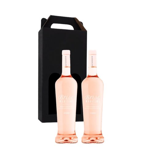 Vingaveæske med to flasker fransk rosé