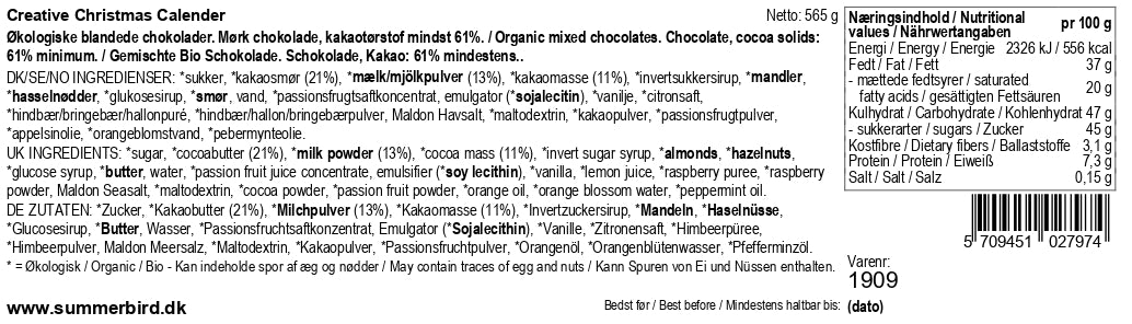 Summerbird Julekalender - Refill / 'lav selv'