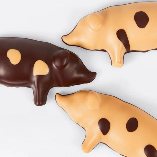 Marcipangrise fra Summerbird med lys og mørk chokolade