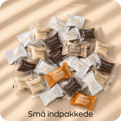 Små enkeltindpakkede chokolader