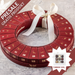 Julekalender fra Xocolatl – 24 æsker samlet i en smuk krans, hver med to fyldte danske chokolader med bl.a. karamel, ganache og nougat.	