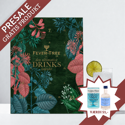 Fever Tree drinks julekalender 2026. Bestil online hos Delikatessehuset